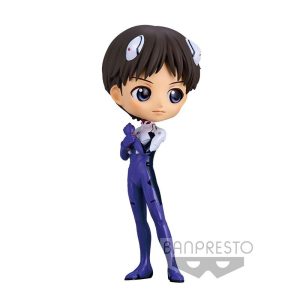 Banpresto Q Posket: Evangelion New Theatrical Edition – Shinji Ikari (Plugsuit Style) (Ver.B) Figure (14cm) (18354)