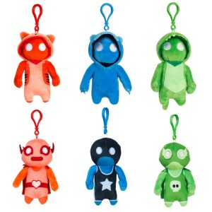 P.M.I. Gang Beasts Clip On Plush Characters 13cm (S1) (Random) (GB7004)