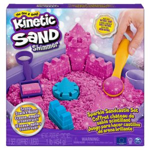 Spin Master Kinetic Sand Shimmer - Sparkle Sandcastle Set (Pink) (6063520)