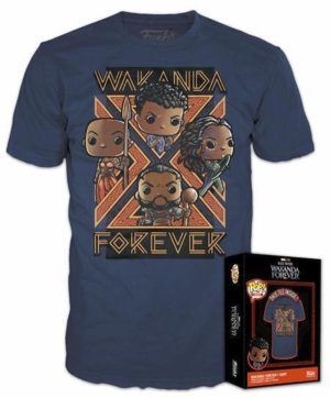 Funko Boxed Pop! Tees: Marvel Black Panther Wakanda Forever T-Shirt (XL)