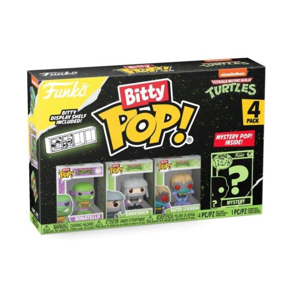 Funko Bitty Pop! 4-Pack: Teenage Mutant Ninja Turtles – Donatello Vinyl Figures