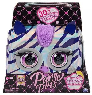 Spin Master Purse Pets: Metallic Magic Zebra - Rebel Stripez (6066464)