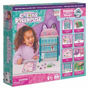 Spin Master Gabbys Dollhouse: 8 Games Under 1 Roof – Board Games (6065857)