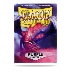 Dragon Shield Purple - Matte Sleeves - Standard Size 63x88mm (100 Θήκες)