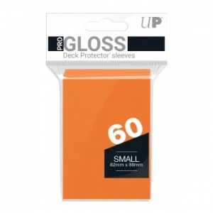 Ultra Pro PRO-Gloss Small Deck Protector Sleeves - Orange 62x89mm (60 Θήκες)