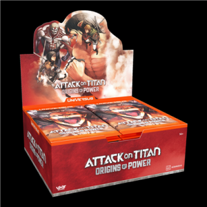 Universus CCG: Attack on Titan Origins of Power Booster Display (24 packs)