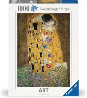 Ravensburger Puzzle: Art Collection - The Kiss, 1907-08 Klimt (1000 pcs) (12000066)