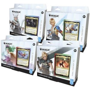 Magic: The Gathering TCG - Final Fantasy Collector's Commander Deck Display: Set of 4 Decks