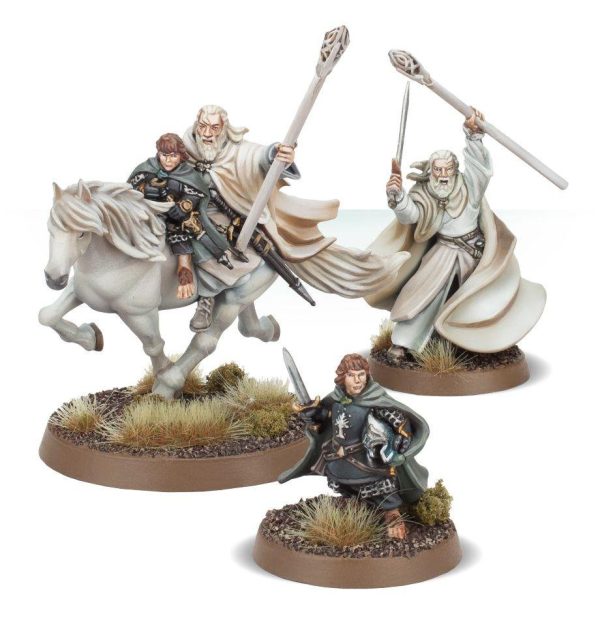 Middle-Earth Strategy Battle Game - Gandalf the White and Peregrin Took (30-40)