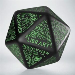 Q-Workshop Dungeon Generator Die: Black & Green