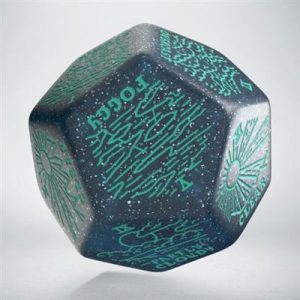Q-Workshop Weather Generator Die: Shimmering Blue & Turquise