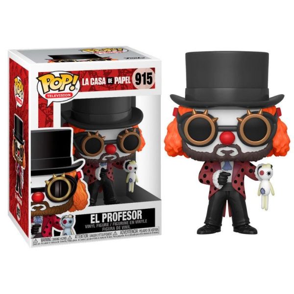 Φιγούρα Funko POP! La Casa de Papel - El Professor as Clown #915