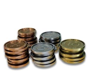 Metal Coins for Clans of Caledonia