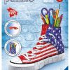 Ravensburger 3D Puzzle: Sneaker American Flag Pen Holder with Candle (108 pcs) (12549)