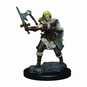 D&D Icons of the Realms Premium Miniature - Human Female Barbarian