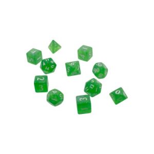 Ultra Pro Eclipse Acrylic RPG Dice Set (11ct) - Lime Green