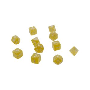 Ultra Pro Eclipse Acrylic RPG Dice Set (11ct) - Lemon Yellow