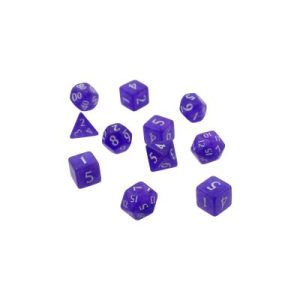 Ultra Pro Eclipse Acrylic RPG Dice Set (11ct) - Royal Purple