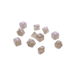 Ultra Pro Eclipse Acrylic RPG Dice Set (11ct) - Smoke Grey