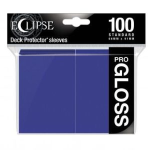 Ultra Pro Eclipse Gloss Standard Deck Protector Sleeves - Royal Purple 66x91mm (100 Θήκες)