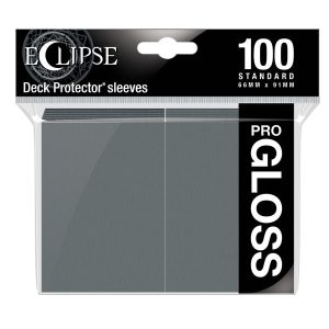 Ultra Pro Eclipse Gloss Standard Deck Protector Sleeves - Smoke Grey 66x91mm (100 Θήκες)