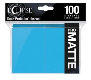 Ultra Pro Eclipse Matte Standard Deck Protector Sleeves - Sky Blue 66x91mm (100 Θήκες)