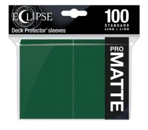 Ultra Pro Eclipse Matte Standard Deck Protector Sleeves - Forest Green 66x91mm (100 Θήκες)