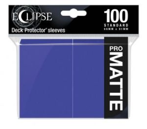 Ultra Pro Eclipse Matte Standard Deck Protector Sleeves - Royal Purple 66x91mm (100 Θήκες)