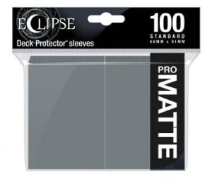 Ultra Pro Eclipse Matte Standard Deck Protector Sleeves - Smoke Grey 66x91mm (100 Θήκες)