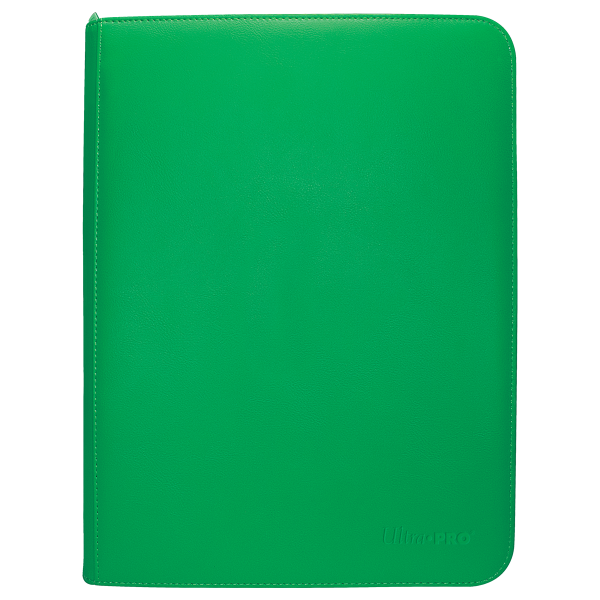 Ultra Pro Vivid 9-Pocket Zippered Pro-Binder - Green