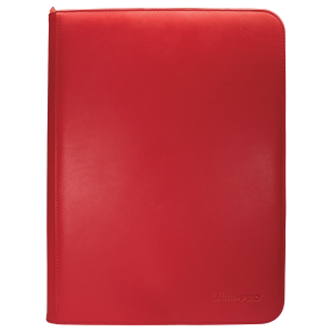 Ultra Pro - Vivid 9-Pocket Zippered Pro-Binder Red