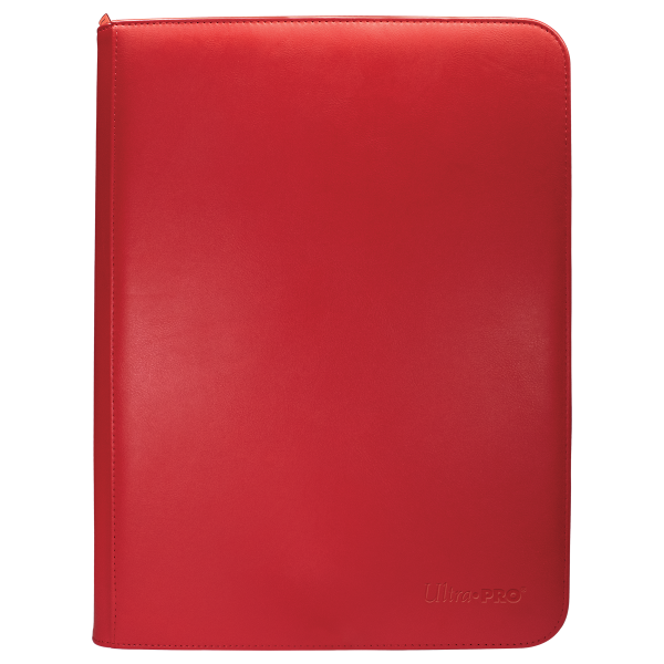 Ultra Pro - Vivid 9-Pocket Zippered Pro-Binder Red