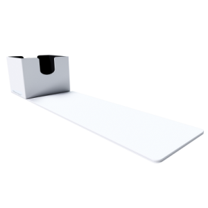 Ultra Pro Vivid Alcove Edge Deck Box - White