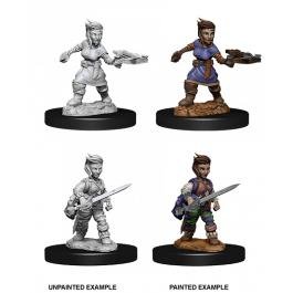 Pathfinder Deep Cuts Miniatures - 2x Halfling Female Rogue