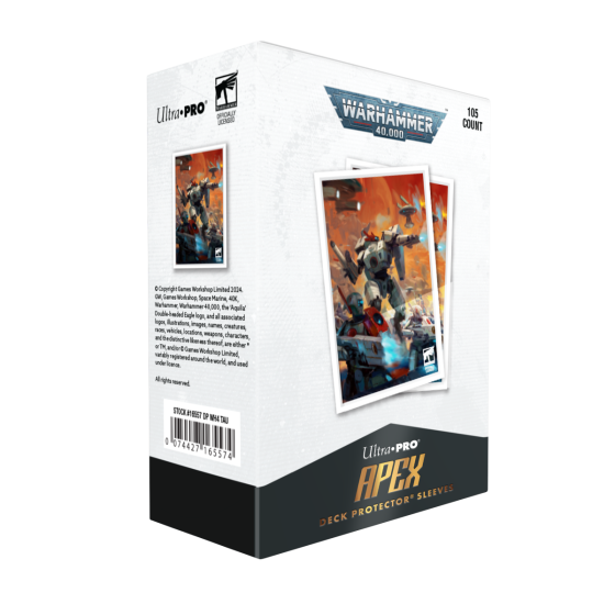 16557_apexdp_wh4_tau_pkg_angle.png Ultra Pro - Warhammer 40K T'au Empire Apex Deck Protector 105ct