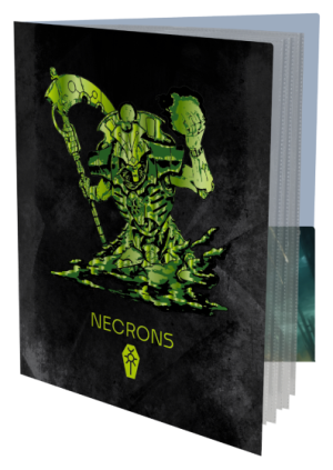 Ultra Pro - Warhammer 40K Necron Datasheet & Index Card Folio