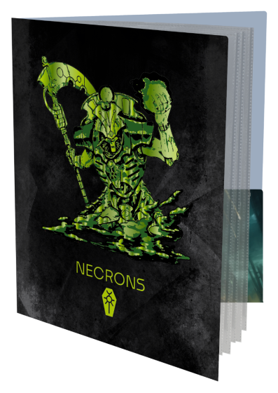 16562_datasheetfolio_necrons_render_3.png Ultra Pro - Warhammer 40K Necron Datasheet & Index Card Folio