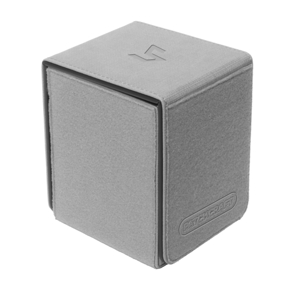 16641_alcoveflip_patchcraft_l1_angle.png Ultra Pro Patchcraft Alcove Flip Deck Box Gray