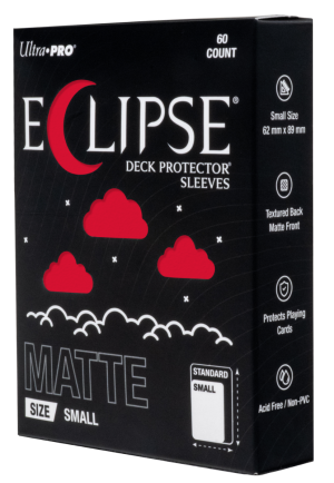 Ultra Pro Eclipse Matte Small Apple Red Deck Protector 60ct