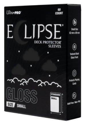 Ultra Pro Eclipse Gloss Small Jet Black Deck Protector 60ct