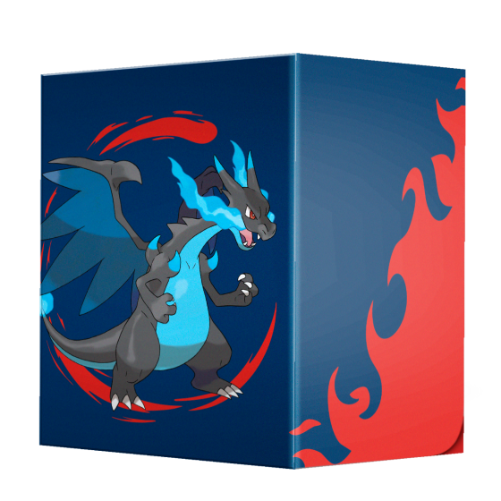 16732_aw57285_db_flex_pkm_mega_charizard_x_angle.png Ultra Pro - Pokemon Mega Charizard X 100+ Deck Box