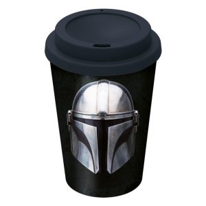 Stor Disney: Star Wars The Mandalorian Small Plastic Double-Walled Coffee Tumbler (390ml) (04868)