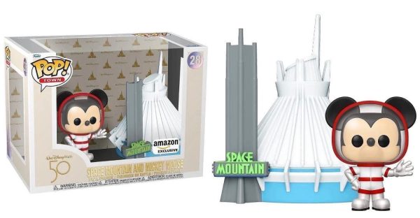 Φιγούρα Funko POP! Town: Disney 50th Anniversary - Space Mountain and Mickey Mouse #28 (Amazon Exclusive)