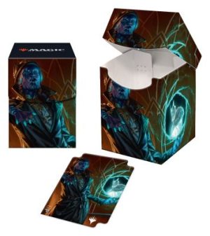 Ultra Pro Streets of New Capenna Kamiz, Obscura Spymaster Commander 100+ Deck Box for Magic: The Gathering