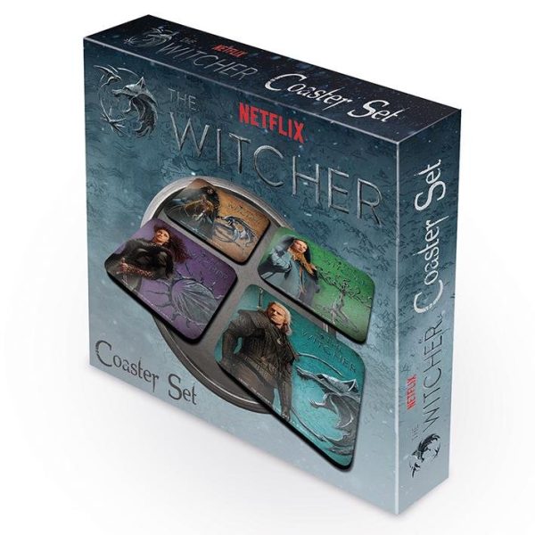 Netflix's The Witcher - Legendary Cork Coasters Set (Σετ 4 Σουβέρ)