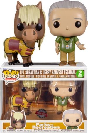 Φιγούρες Funko POP! Parks and Recreation - Jerry & Lil Sebastian 2-Pack (Exclusive)