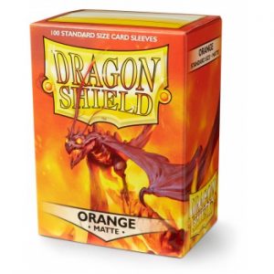 Dragon Shield Orange - Matte Sleeves - Standard Size 63x88mm (100 Θήκες)