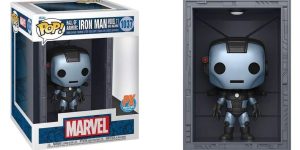 Funko Pop! Deluxe: Marvel Hall of Armor: Iron Man Model 11 War Machine (Mettalic) (PX Previews Exclusive) #1037 Bobble-Head Vinyl Figure