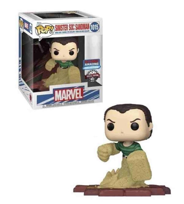 Funko Pop! Deluxe: Marvel Sinister Six: Sandman (Amazon Exclusive) #1015 Bobble-Head Vinyl Figure