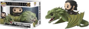 Funko POP! Rides Game Of Thrones - Jon Snow & Rhaegal #67 Figure